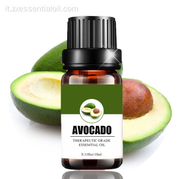 Olio di avocado non raffinato biologico puro al 100%